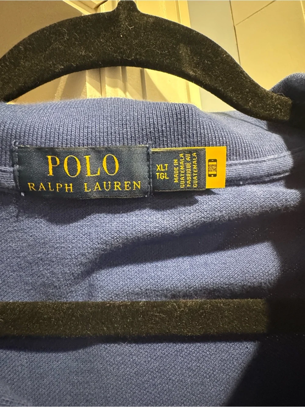 Ralph Lauren Polo Shirt in Navy with Light Blue Logo